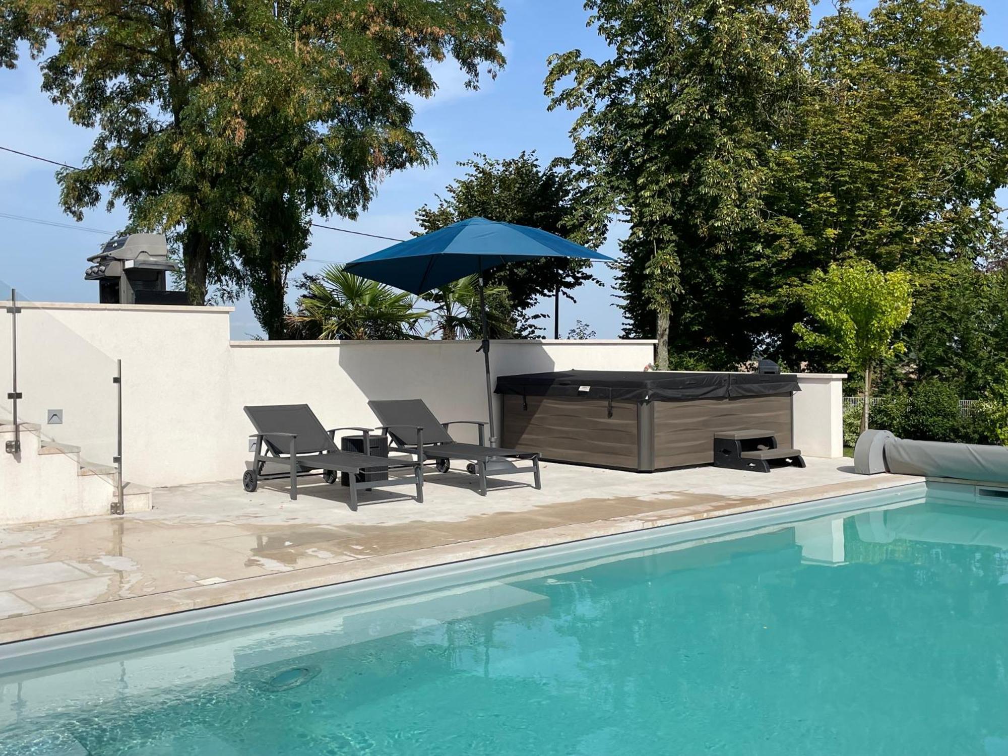 Best View, Pool And Spa On The Champagne Vineyard Saint-Thierry Zewnętrze zdjęcie
